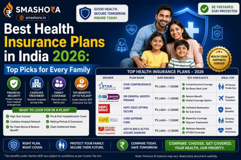 best health insurance plans in India 2026