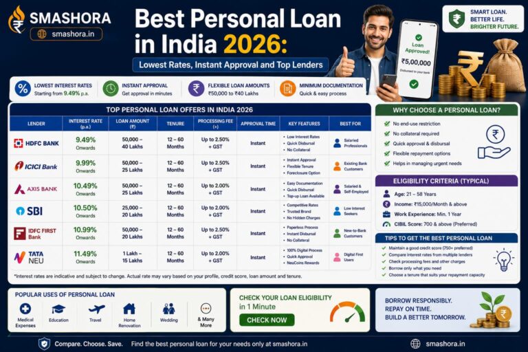 best personal loan in India 2026