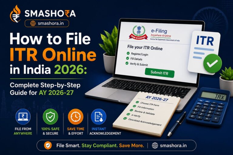 how to file ITR online in India 2026